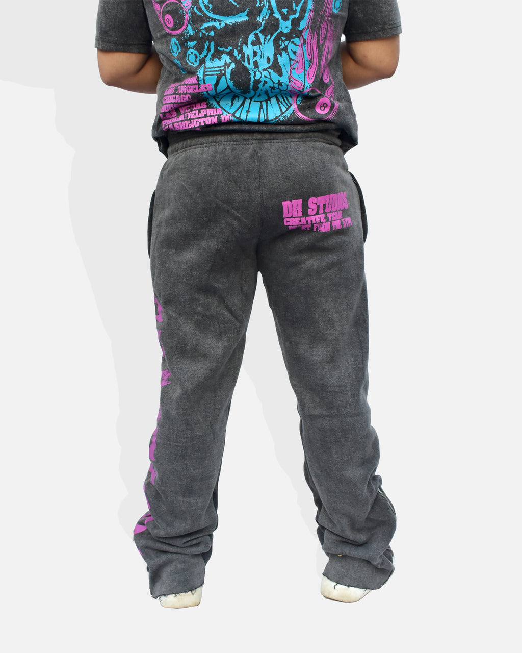 Premium Washed Cotton Fleece 3-Piece Hoodie, Shirt & Trouser Set